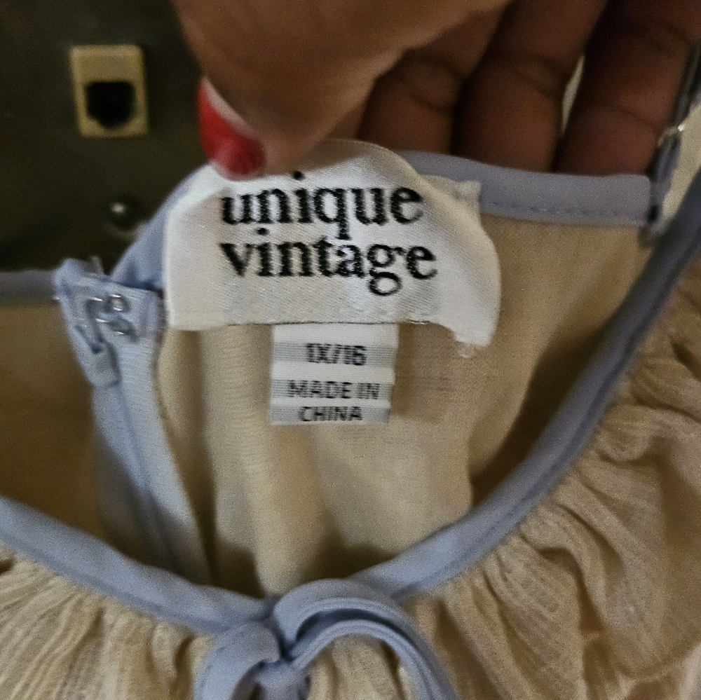Unique vintage butterfly dress
